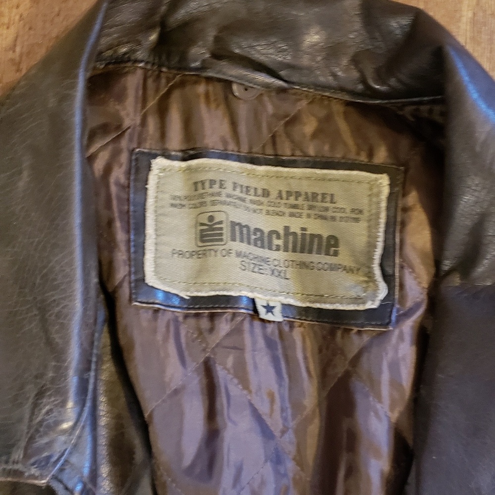 Machine mens coat